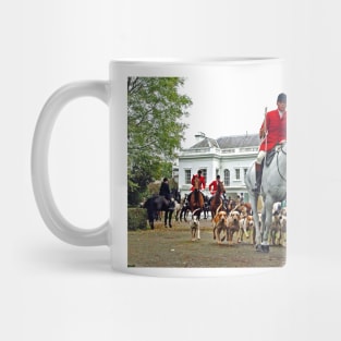 Foxhound Dogs Horses West Berkshire Hunt England Mug